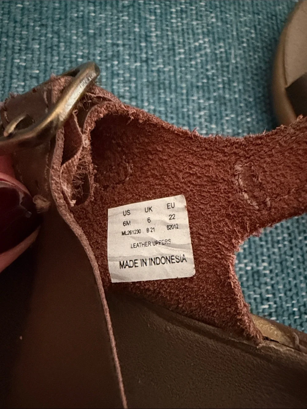 Merrell Kids Brown Double-Strap Buckle Sandals